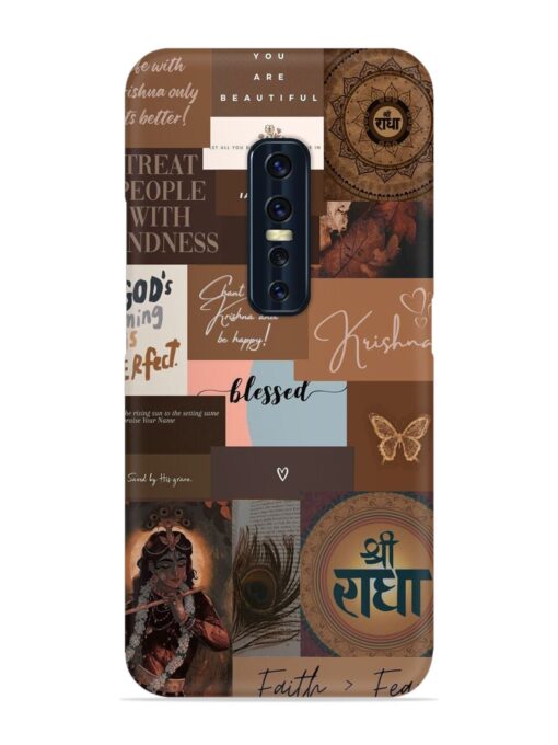 Krishna-Inspired Aesthetic Snap Case for Vivo V17 Pro