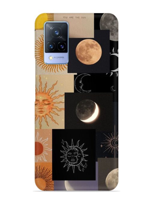 Celestial Collage Snap Case for Vivo V21 (5G) Zapvi