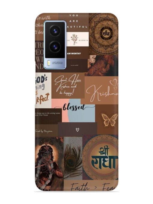 Krishna-Inspired Aesthetic Snap Case for Vivo V21E (5G) Zapvi