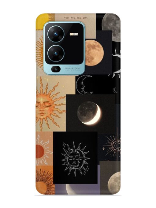 Celestial Collage Snap Case for Vivo V25 Pro (5G) Zapvi