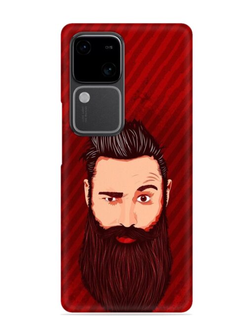 Beardo Man Snap Case for Vivo V30 (5G) Zapvi