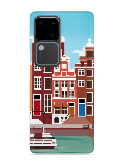 Scenery Architecture Amsterdam Landscape Snap Case for Vivo V30 (5G)