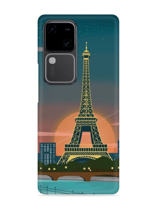 Scenery Architecture France Paris Snap Case for Vivo V30 (5G)