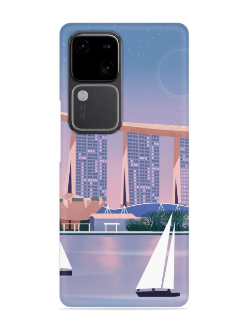 Singapore Scenery Architecture Snap Case for Vivo V30 (5G)