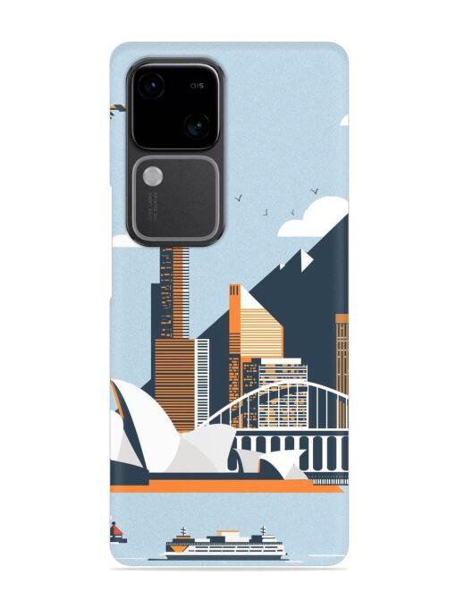 Sydney Opera Landscape Snap Case for Vivo V30 (5G) Zapvi