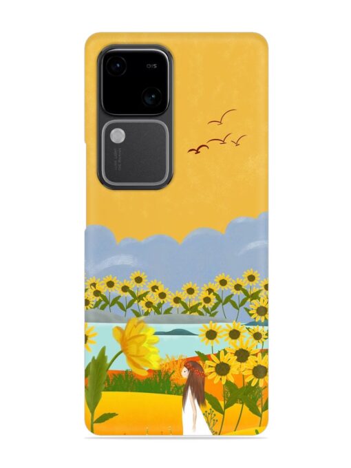 Beginning Of Autumn Snap Case for Vivo V30 (5G) Zapvi