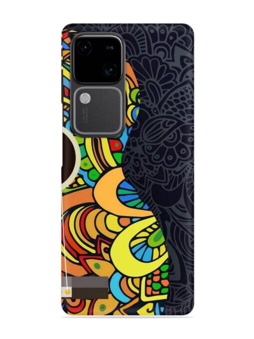 Guitar Vector Art Snap Case for Vivo V30 (5G)