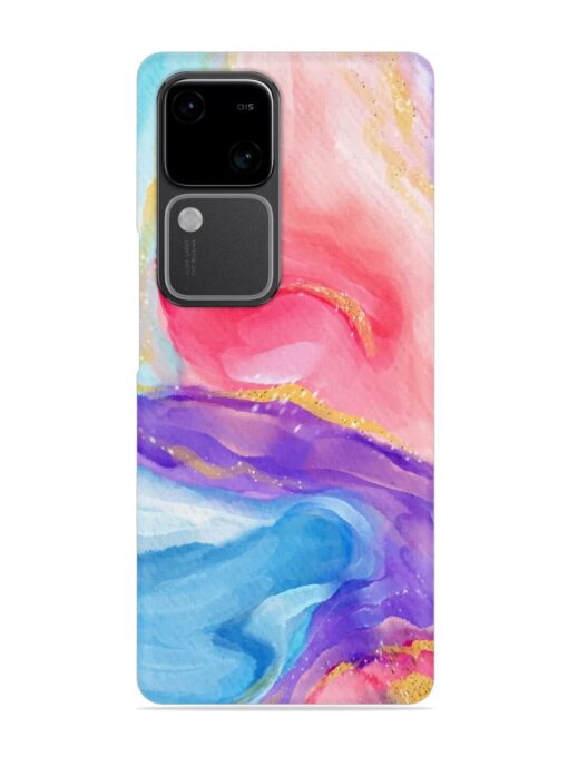 Watercolor Gradient Snap Case for Vivo V30 (5G)