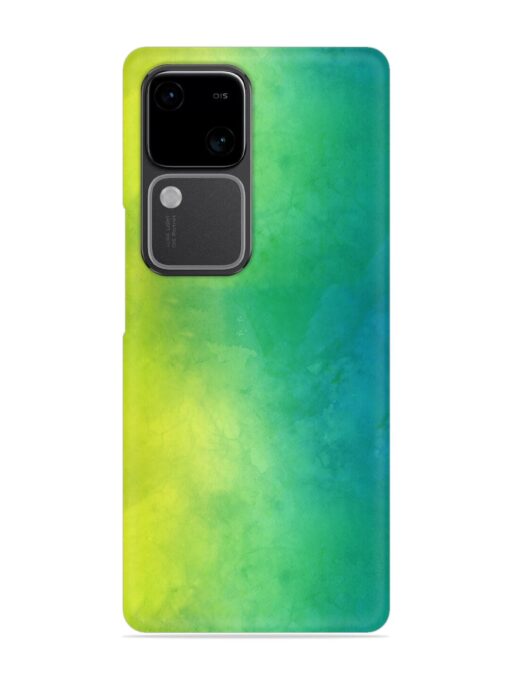 Yellow Green Gradient Snap Case for Vivo V30 (5G)