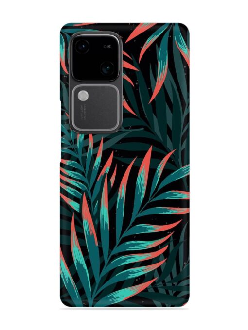 Green Leaf Art Snap Case for Vivo V30 (5G)