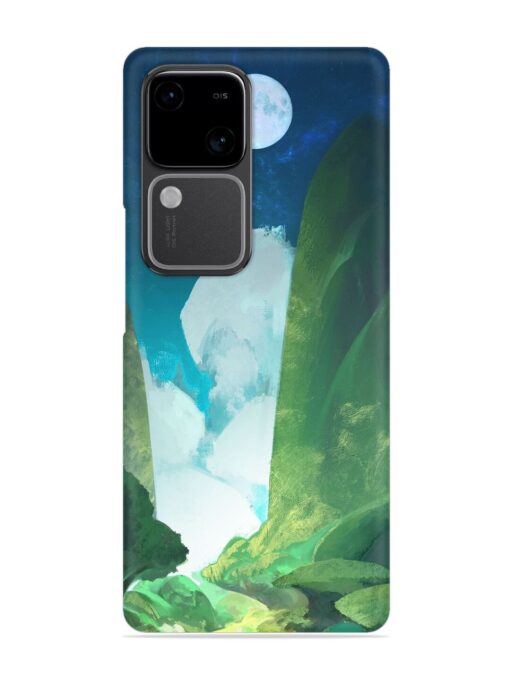 Abstract Art Of Nature Snap Case for Vivo V30 (5G) Zapvi