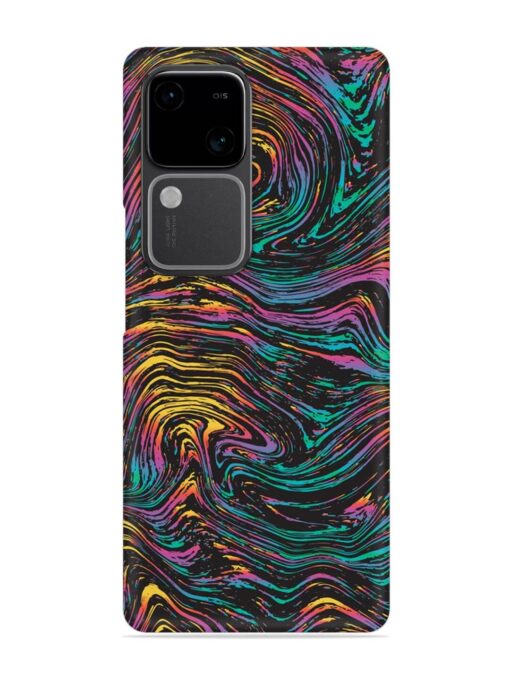 Abstract Liquid Colors Snap Case for Vivo V30 (5G)