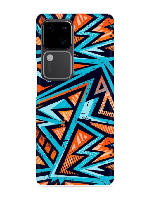 Abstract Seamless Grunge Snap Case for Vivo V30 (5G)