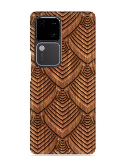 Carved Pattern On Snap Case for Vivo V30 (5G)