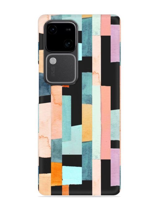 Geometric Seamless Pattern Snap Case for Vivo V30 (5G)