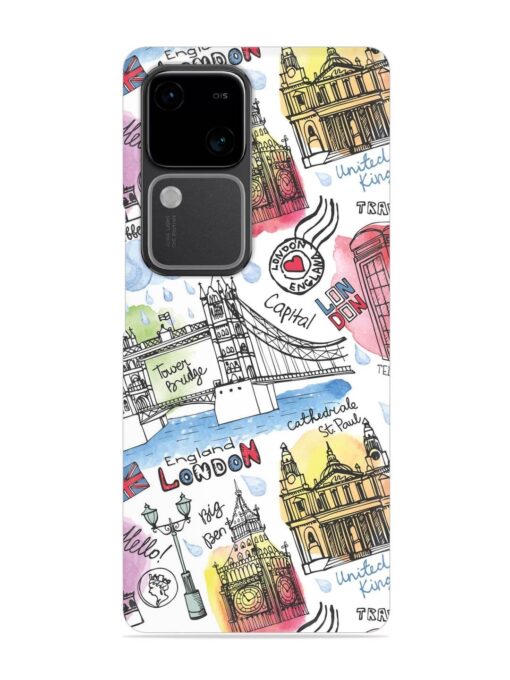 Vector London Landmark Snap Case for Vivo V30 (5G)