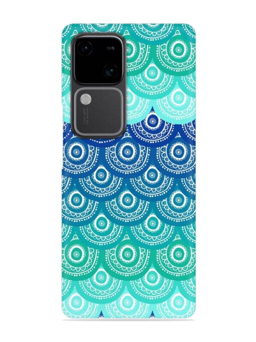 Ethnic Seamless Pattern Snap Case for Vivo V30 (5G)