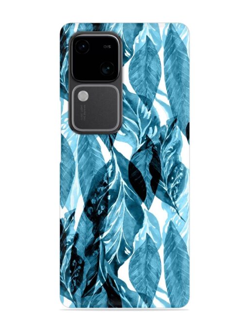 Leaves Pattern Jungle Snap Case for Vivo V30 (5G)