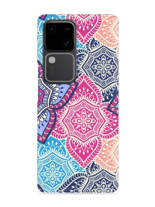 Ethnic Floral Seamless Snap Case for Vivo V30 (5G)