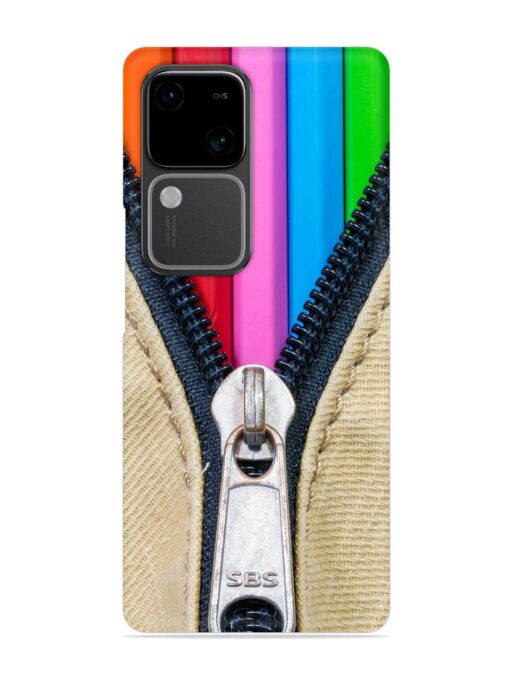 Zip In Color Snap Case for Vivo V30 (5G)