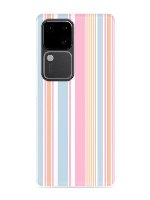 Stripe Seamless Pattern Snap Case for Vivo V30 (5G)