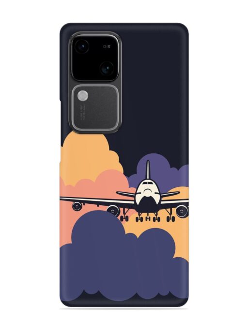 Aeroplane vector Snap Case for Vivo V30 (5G)