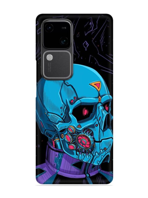 Skull Robo Vector Snap Case for Vivo V30 (5G)