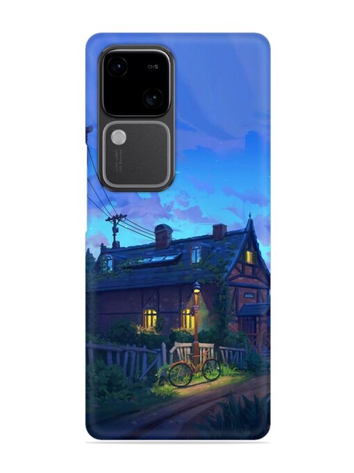 Beautiful Village House Snap Case for Vivo V30 (5G) Zapvi