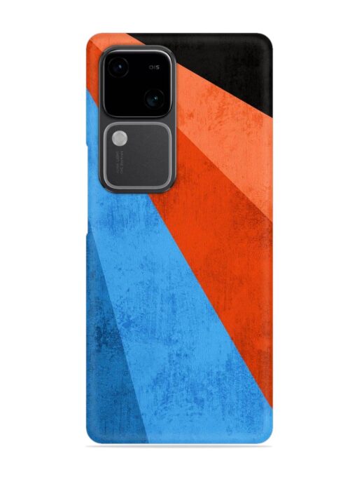 Modern Matte Abstract Snap Case for Vivo V30 (5G)