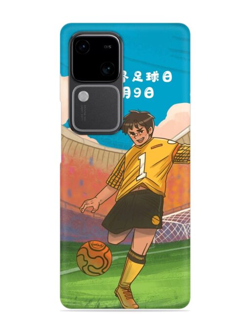 Soccer Kick Snap Case for Vivo V30 (5G)