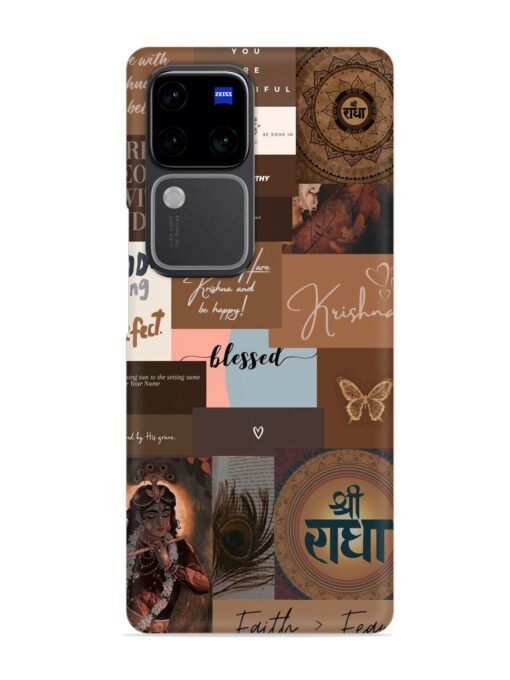 Krishna-Inspired Aesthetic Snap Case for Vivo V30 Pro (5G) Zapvi