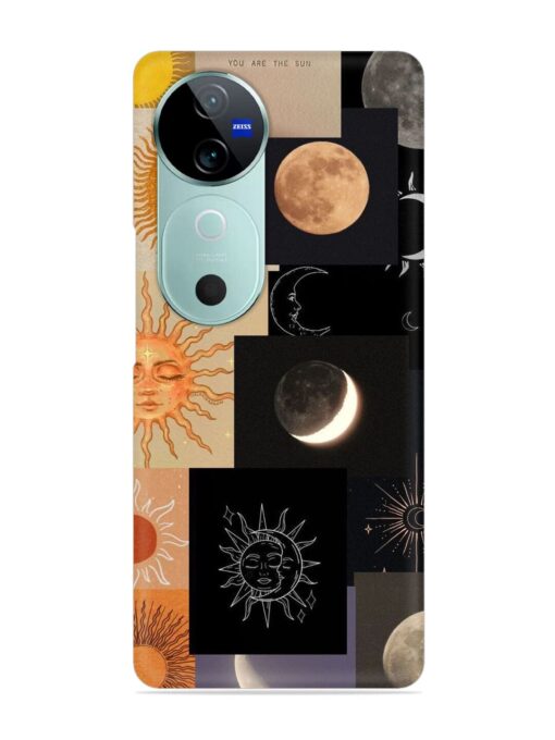 Celestial Collage Snap Case for Vivo V40 (5G) Zapvi