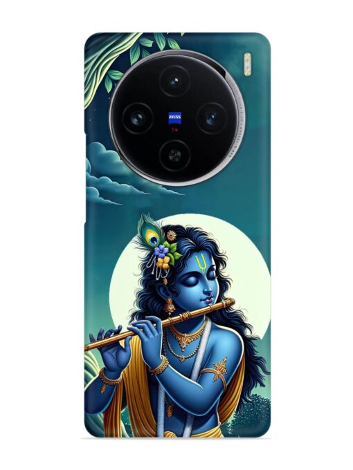 Krishna's Divine Flute Snap Case for Vivo X100 (5G) Zapvi