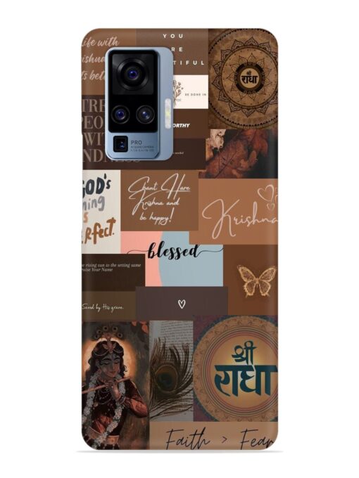 Krishna-Inspired Aesthetic Snap Case for Vivo X50 Pro Zapvi