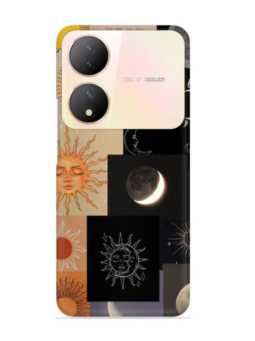 Celestial Collage Snap Case for Vivo Y100 (5G) Zapvi