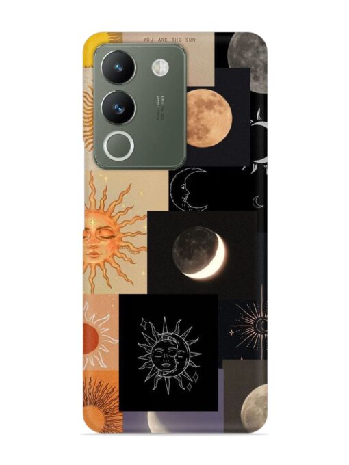 Celestial Collage Snap Case for Vivo Y200 (5G) Zapvi