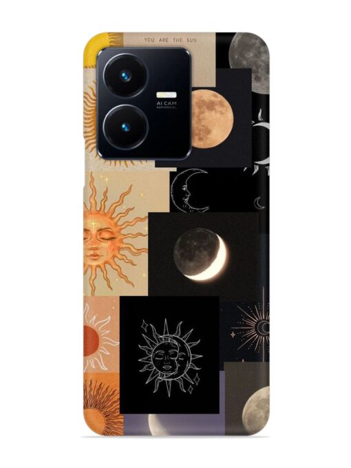 Celestial Collage Snap Case for Vivo Y22 Zapvi