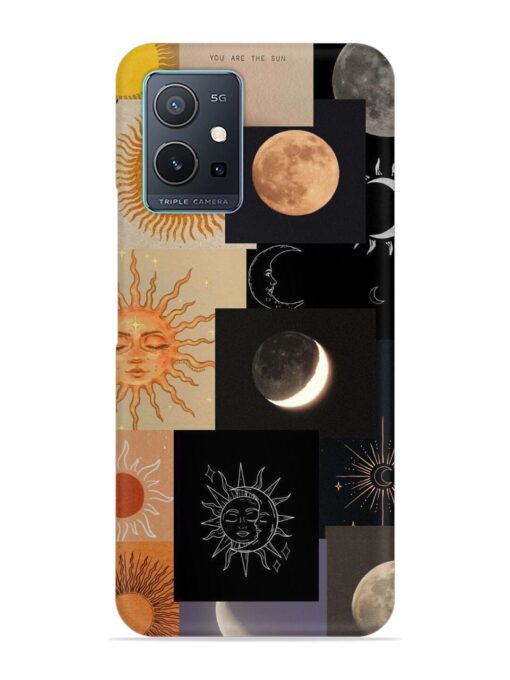 Celestial Collage Snap Case for Vivo Y75 (5G) Zapvi