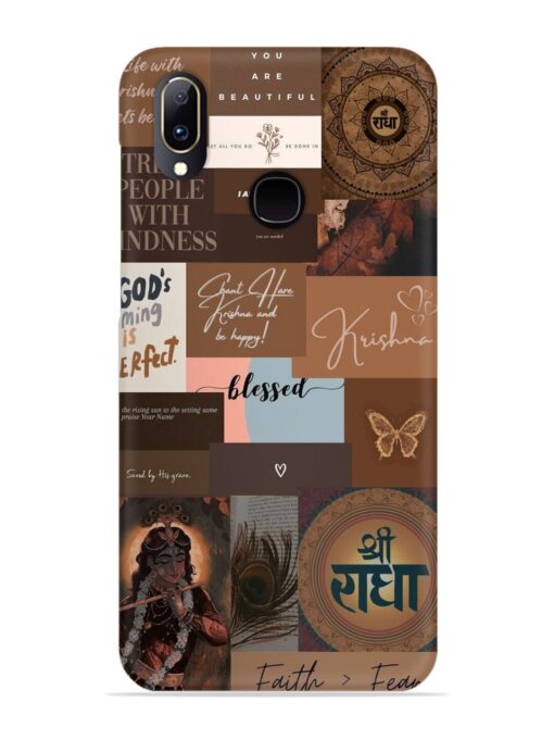 Krishna-Inspired Aesthetic Snap Case for Vivo Y91 Zapvi