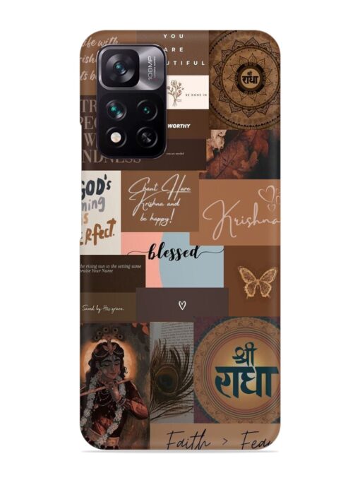 Krishna-Inspired Aesthetic Snap Case for Xiaomi Mi 11I (5G)