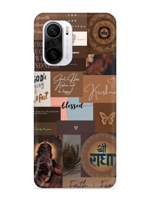 Krishna-Inspired Aesthetic Snap Case for Xiaomi Mi 11X (5G) Zapvi