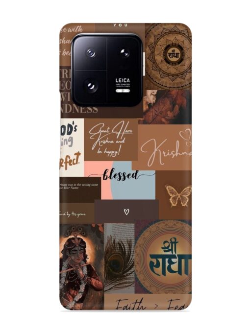 Krishna-Inspired Aesthetic Snap Case for Xiaomi Mi 13 Pro (5G)