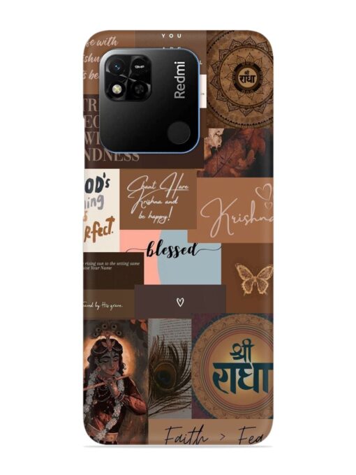 Krishna-Inspired Aesthetic Snap Case for Xiaomi Redmi 10A Zapvi