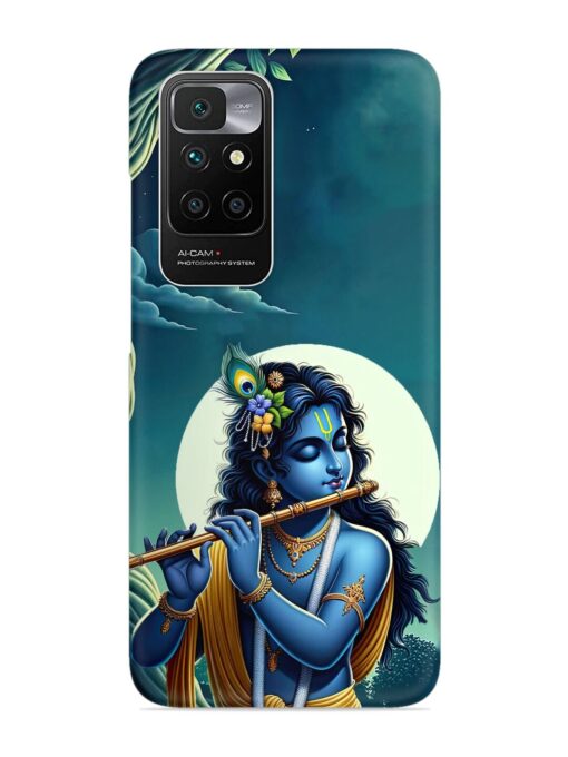 Krishna's Divine Flute Snap Case for Xiaomi Redmi 10 Prime (2022) Zapvi