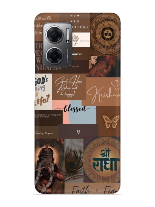 Krishna-Inspired Aesthetic Snap Case for Xiaomi Redmi 11 Prime (5G) Zapvi