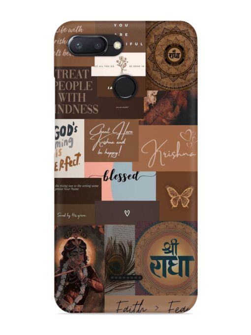 Krishna-Inspired Aesthetic Snap Case for Xiaomi Redmi 6 Zapvi