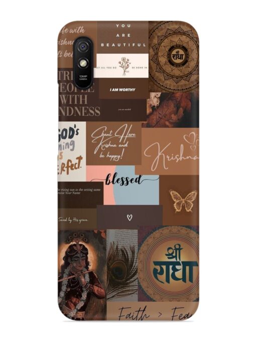 Krishna-Inspired Aesthetic Snap Case for Xiaomi Redmi 9A