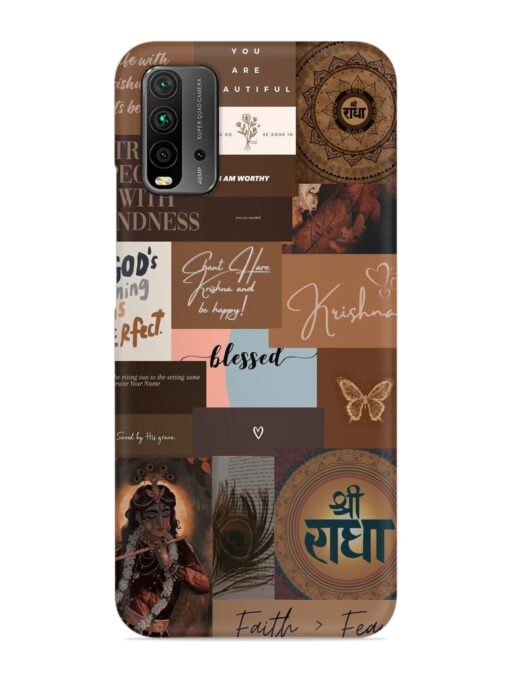 Krishna-Inspired Aesthetic Snap Case for Xiaomi Redmi 9 Power