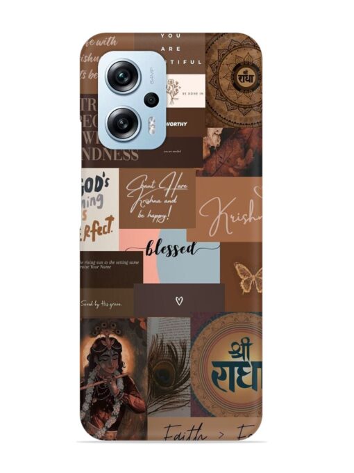 Krishna-Inspired Aesthetic Snap Case for Xiaomi Redmi K50I (5G) Zapvi