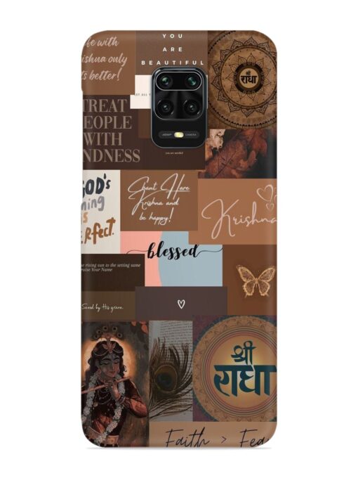 Krishna-Inspired Aesthetic Snap Case for Xiaomi Redmi Note 10 Lite Zapvi